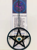 Pentacle with Evil Eye Necklace