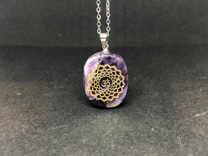 Amethyst Crown Chakra Necklace